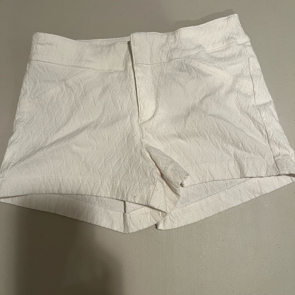 Boom Boom Jeans High Waist White Shorts